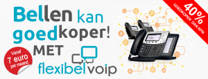 Goedkoper bellen met FlexibelVoip